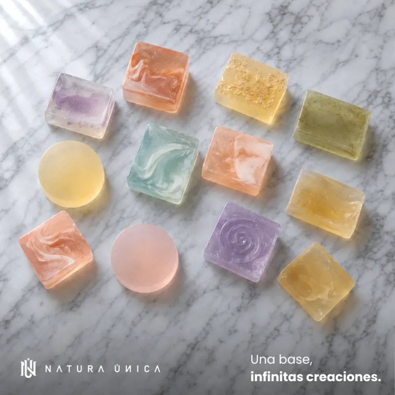 Jabón Base Glicerina Transparente Mayoreo, 1 Kg