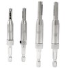 Unlorspy 4Pcs Versatile Sizes HSS Self Centering Drill Bit Set,1/4"