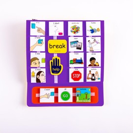 Large PECS® Communication Book (Purple)