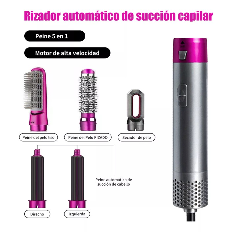 Wcan Cepillo secador 5 en 1 de primera calidad para