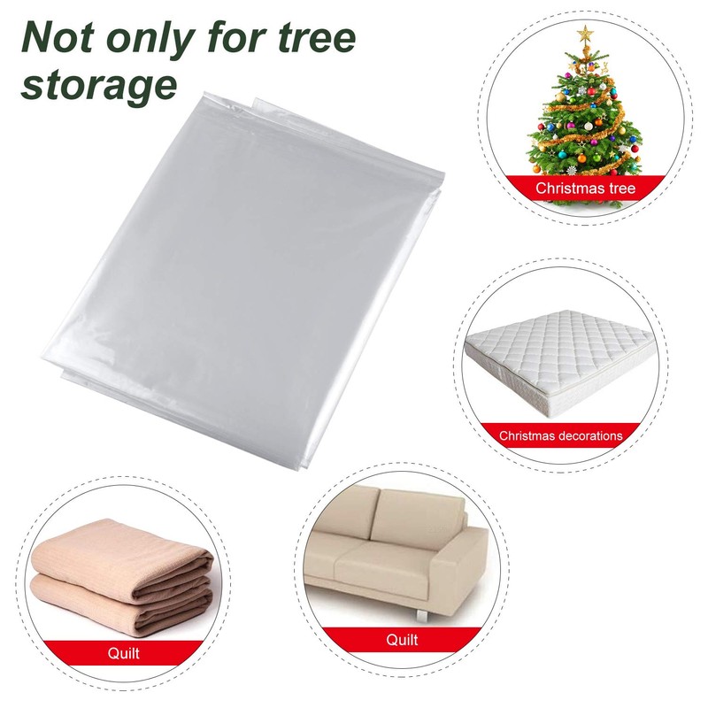 KUUQA Furniture Cover Plastic Storage Bag Heavy Duty Water Resistant