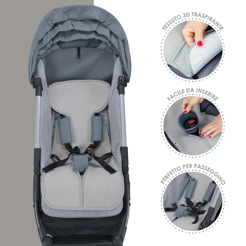 baby idea Universal Pram Cover Summer Air Mesh 3D with