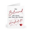 Empowering Greeting Card - She Believed She Could and Then
