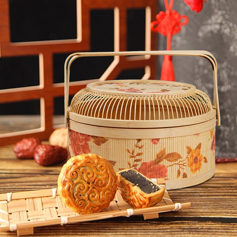 Rattan Small Bamboo Basket Hand Woven Children's Bamboo Woven Straw