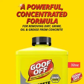 32 Oz. Concrete Cleaner and Oil Stain Remover - Powerful Stain Removal Solution