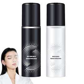 JIMYAUQIN 2PCS Makeup Setting Spray Set - Weightless, Long-Lasting, Waterproof, Water-Based Formula, Oil Control and Hydrating for All Skin Types