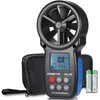 Digital Anemometer,Handheld Wind Speed Meter,Airflow Gauge Measures Wind Velocity Temperature