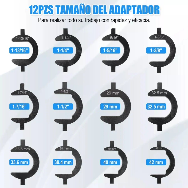 Llave Bieletero Para Bieleta Dirección Tarea Pesada 14 Pzs