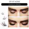 Individual Lashes 72 Cluster Lashes 3D False Eyelashes Natural Look