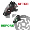 Kustom Cycle Parts Dove Cross Front Brake Caliper Insert Pair