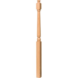 SP-4043A Red Oak Colonial Starting Newel Post