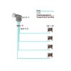 Axing SCO 4-11 Universal Quad LNB for 4 Subscribers Digital