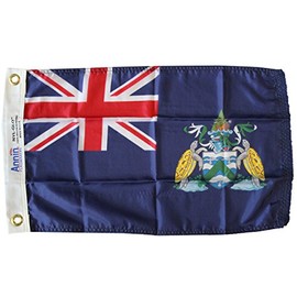 Ascension Island - 12 in x 18 in Nylon World Flag
