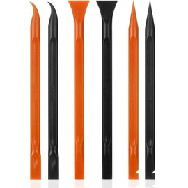 6 Pcs Plastic Scraper - Non-Scratch Crevice Cleaning Tool Multi-Purpose Scraper Pen-Shaped Scraper Tool for Tight Spaces, Kitchen, Crevices, Food, Paint