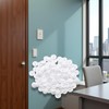 100 Pieces White Screw Cap Covers Assortment Plastic Self Tapping