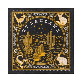 GT BANDANA 22"x22" Desert Pattern Cotton Bandana Multi-Purpose Headbands