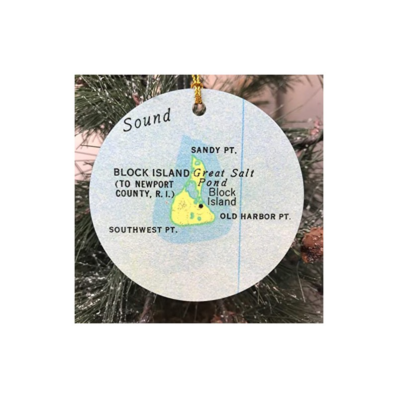 Block Island Christmas Ornament