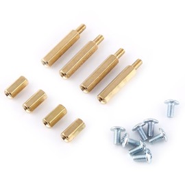 Acrylic DIY Case Shell Housing with Female x female Female x male Standoffs and Screws, Protective Parts Kit For 6J1 Valve Tube Pre-Amplifier Board