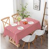 SietDESEO 2 Pack Red and White Checkered Tablecloth 54 x