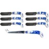 Spode Blue Italian Cheese Knife & 6 Spreaders (Gift Boxed)