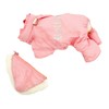 Dog Coat - "Ruffin' It" Snowsuit - Pink - Small