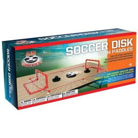 Maccabi Art Air Soccer Hover Ball Set, Kids Toys Cushioned Bumper Soccer Ball Table Top Action Game, Includes 2 Paddles & 2 Goal Posts