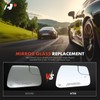 A-Premium Right Passenger Side Heated Mirror Glass - Compatible with