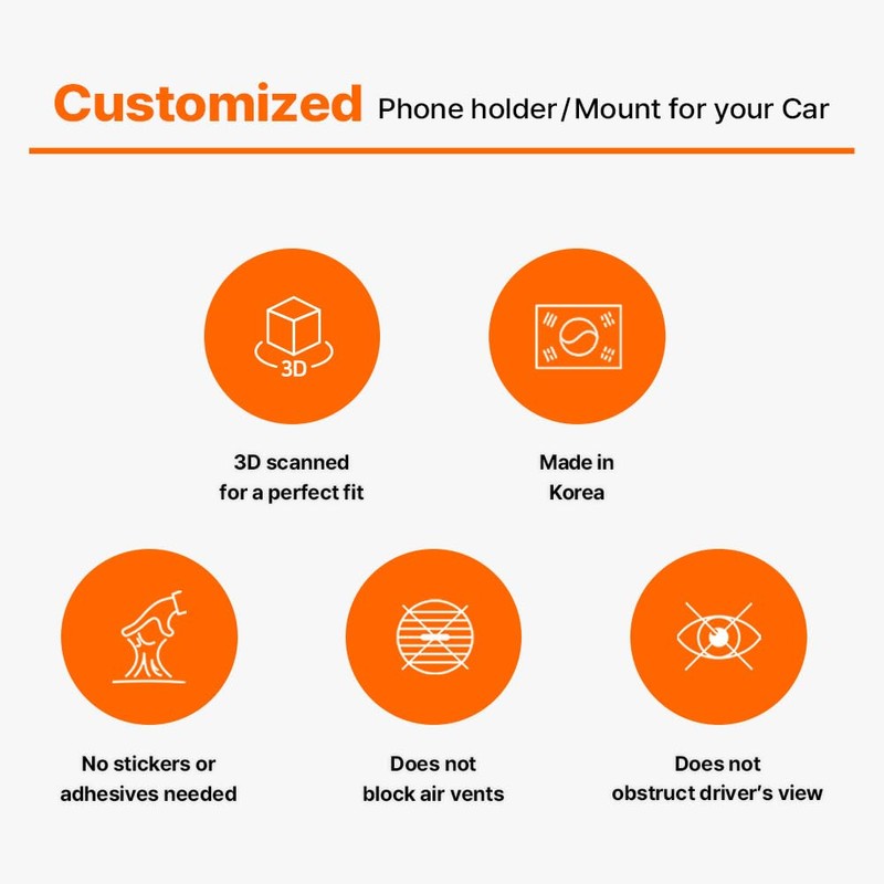 FICS Phone Holder for Toyota RAV4 2019 2020 2021 2022