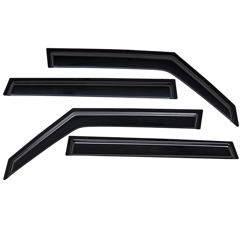 Lightronic Extra Durable Outside-Mount Auto Vent Window Visor, Fits 2014-2019