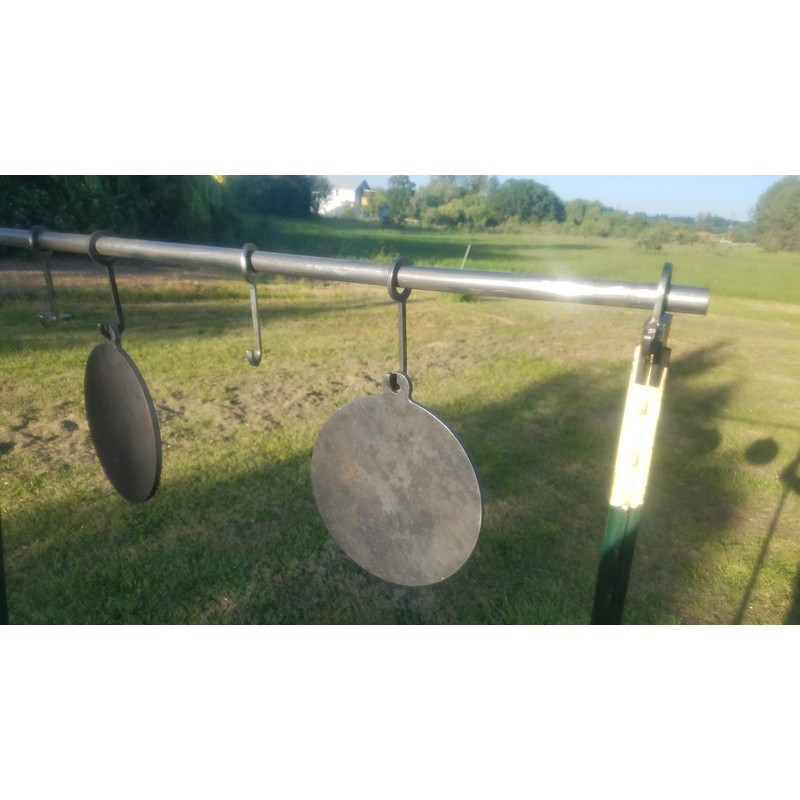 AR T Post Conduit Target Stand W/Integrated Gong Hanger (Single