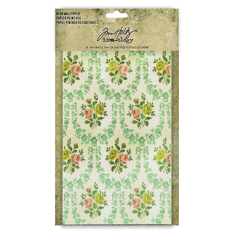 Tim Holtz Paper, Multi-Coloured, Medium