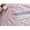 Allegra K Round Shoelaces, Sparkling Shiny Shoelaces for Sneakers, golden