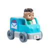 CoComelon, Vehicle with Figure, 4 Pieces, Building Block Construction, Model