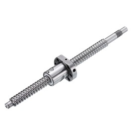 sourcing map BallScrew SFU1605 (Dia 16mm, Lead 5mm, Length 280mm) with Ball Screw Nut Anti Backlash Ball Screw Kit Standard End Machining for BK/BF12 CNC Machine Parts