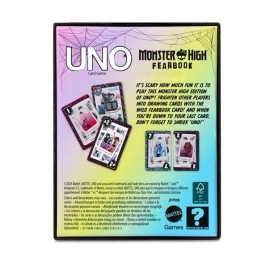 Mattel Monster High Fearbook 15th Anniversary Monster High UNO Fandom Deck 2025 New