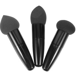 FOMIYES Makeup Kit Love Heart Puff Sponge Pens 3 in 1 Beauty Makeup Tools Comfortable to Hold Handle Multifunctional Pen