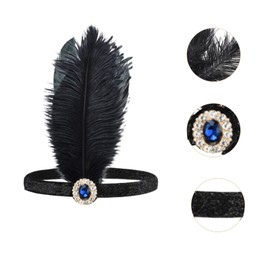 MeiZanthic 1920s Accessories for Women Flapper Costume Accessories Great Gatsby Accessories Headbands Necklace Earrings Gloves 20s Accessories for Women Accessories