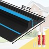 DGSL 20FT Universal Garage Door Bottom Threshold Seal Strip with