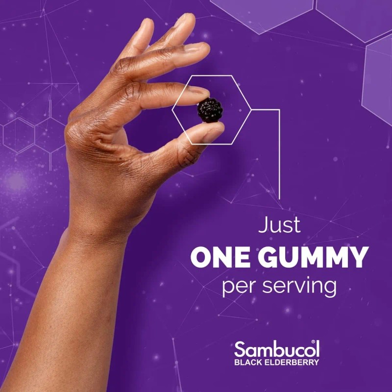 Gomitas Sambucol Sauco Negro Zinc Vitamina C 30 Uds