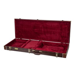 Crossrock PRS SE Hollowbody Electric Guitar Case, Rectangular, Vintage Brown (CRW620PRSHBBR-R)