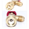 Air Conditioning Safety Valve 5/16in to 5/16in Thread R42/410 Refrigerant