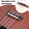 Rosewood Ukulele Bridge Nut and Saddle - 4 String Ukulele