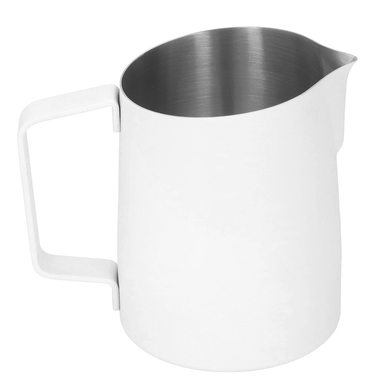 Milk Frothing Pitcher 500ml 304 Stainless Steel Milk Jug Beveled