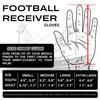STELLAR GRIP Football Receiver Gloves Super Tacky Grip for Ultimate