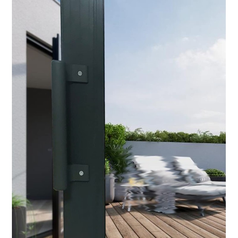 KAFENDA YUM Grey Aluminium Alloy Handle Balcony Sliding Door Handle