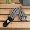 Melede Bulldog - Guitar Strap Black & White with Fast