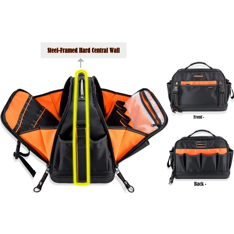 WELKINLAND 42-Pocket Tool Organizer - HVAC & Electrician's Waterproof Tool