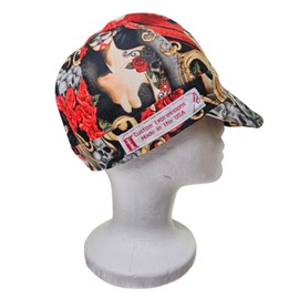 Custom Expressions Welding Caps Welding Helmet Liners Welding Accessories for Men-Women-Flame Resistant-Safety and Protection While Welding-100% Cotton-Handmade-Style Skulls & Tattoos (7 3/8)