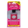 NAIL-AID 3-in-1 Gel Base + Top + Hardener, Clear, 0.55
