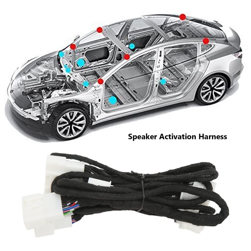 Haofy Speaker Activation Wire Harness, Audio Inactive Activation Wire Harness